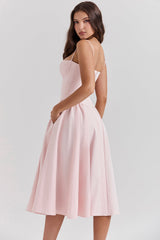 Dilly | Robe midi corset