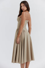 Dilly | Robe midi corset
