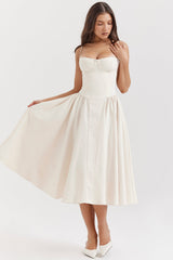 Dilly | Robe midi corset