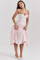 Dilly | Robe midi corset