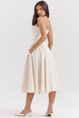 Dilly | Robe midi corset