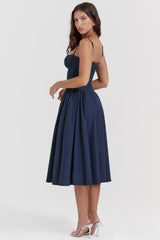 Dilly | Robe midi corset